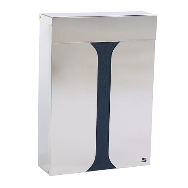 Vendita online Cassetta S23 in acciaio inox AISI 304 cover grigio ferro 280x90x390H mm.